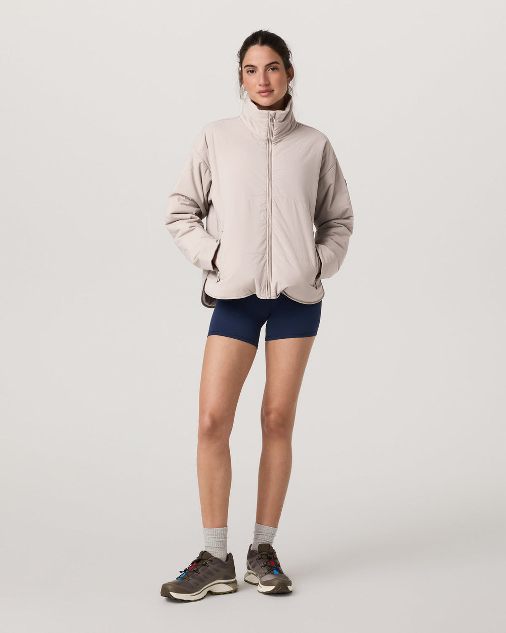 Canyon Insulated Jacket Women's Pumice Full-Zip Jacket | Vuori