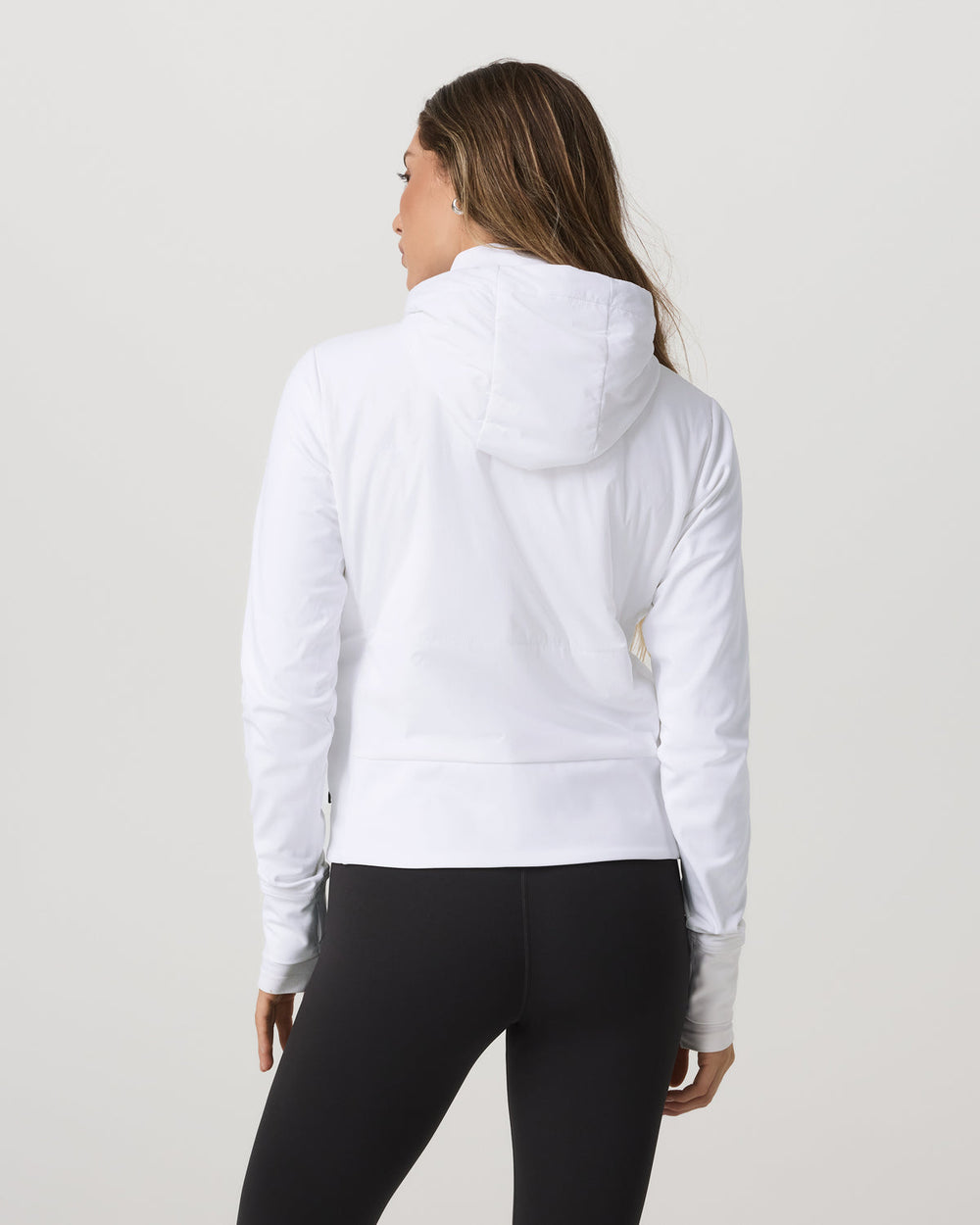 Chilled Out Full Zip Women's White Training Jacket | Vuori Discount
