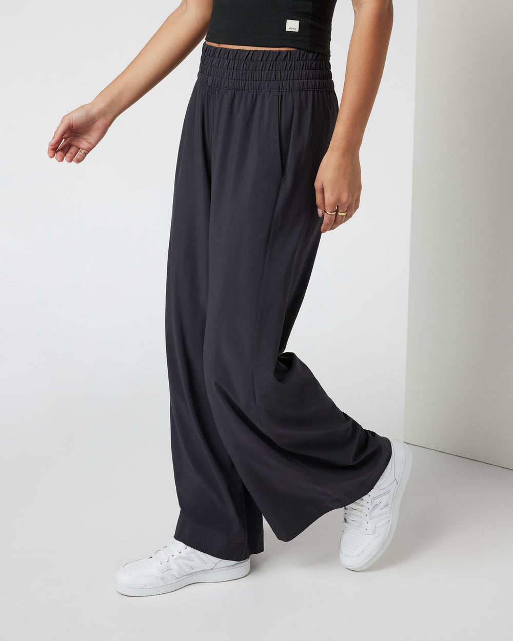 Villa Wideleg - Short Black Wide Leg Pants | Vuori For sale