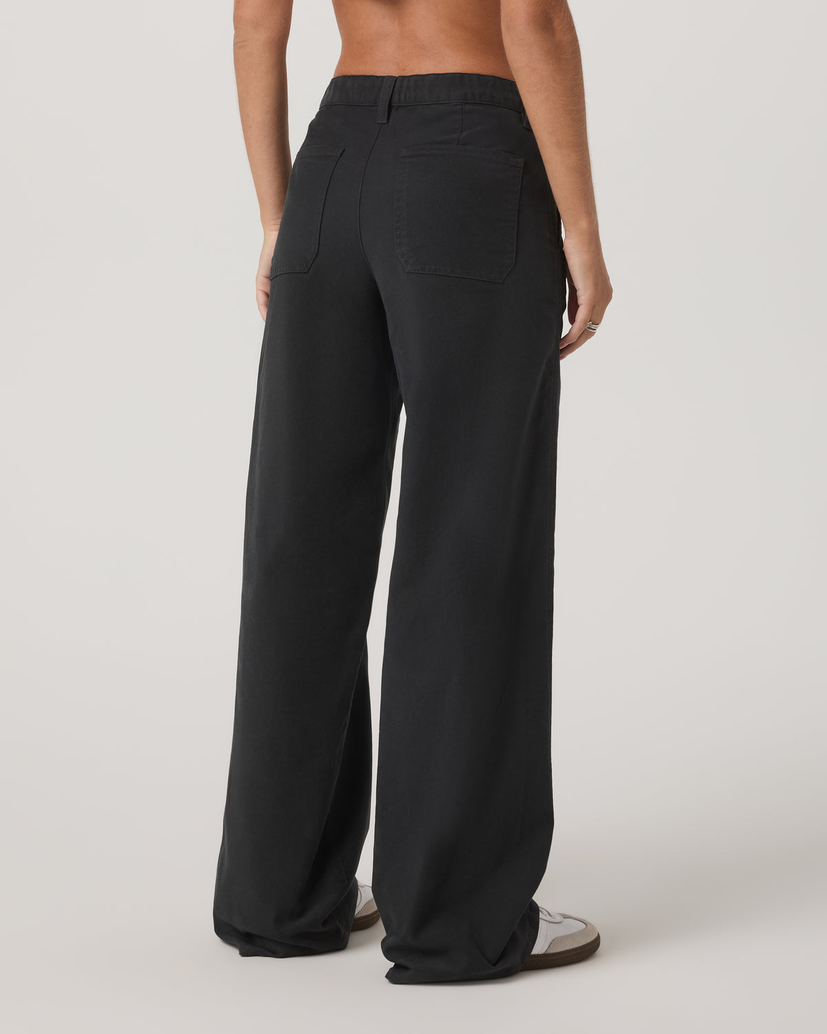 Telluride Twill Pant Women's Washed Black Pants | Vuori US