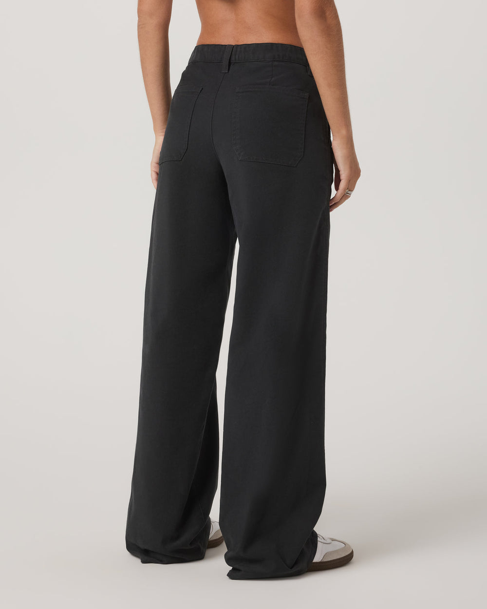Telluride Twill Pant Women's Washed Black Pants | Vuori US