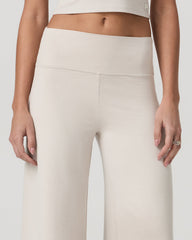 Halo Easy Wideleg Pant Women's Ecru Heather Pants | Vuori