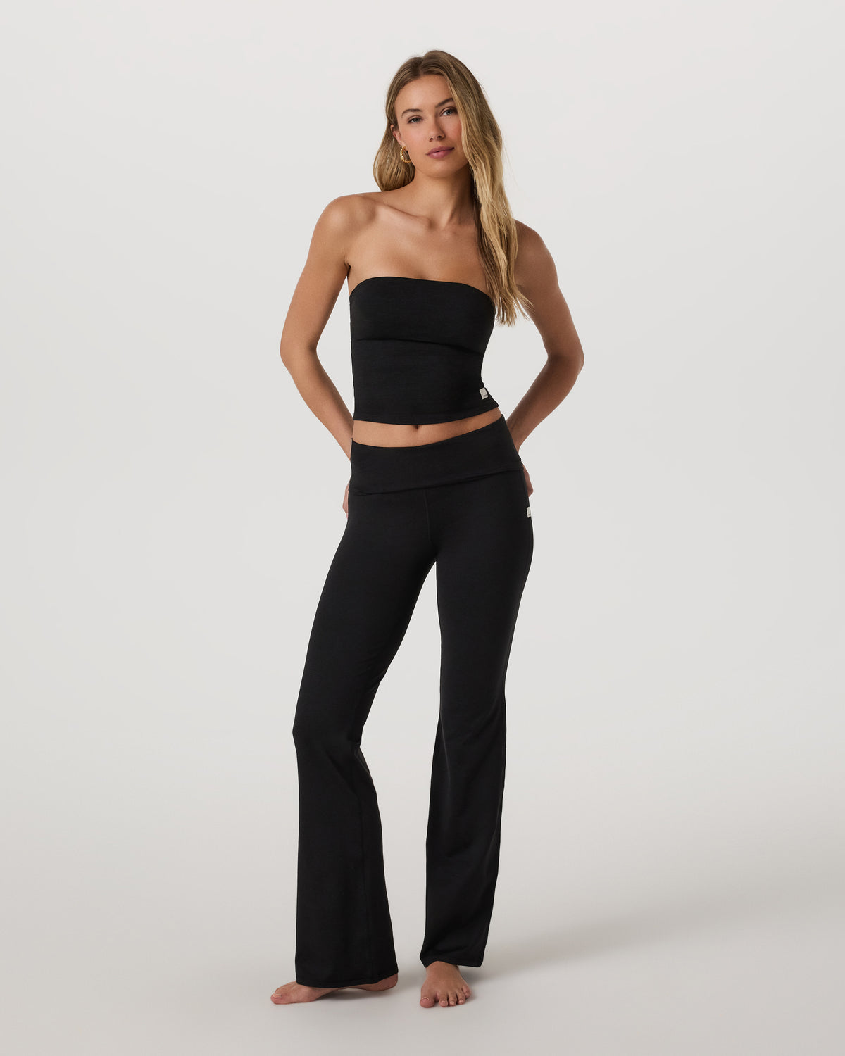 Halo Foldover Pant Black Heather | Vuori On sale