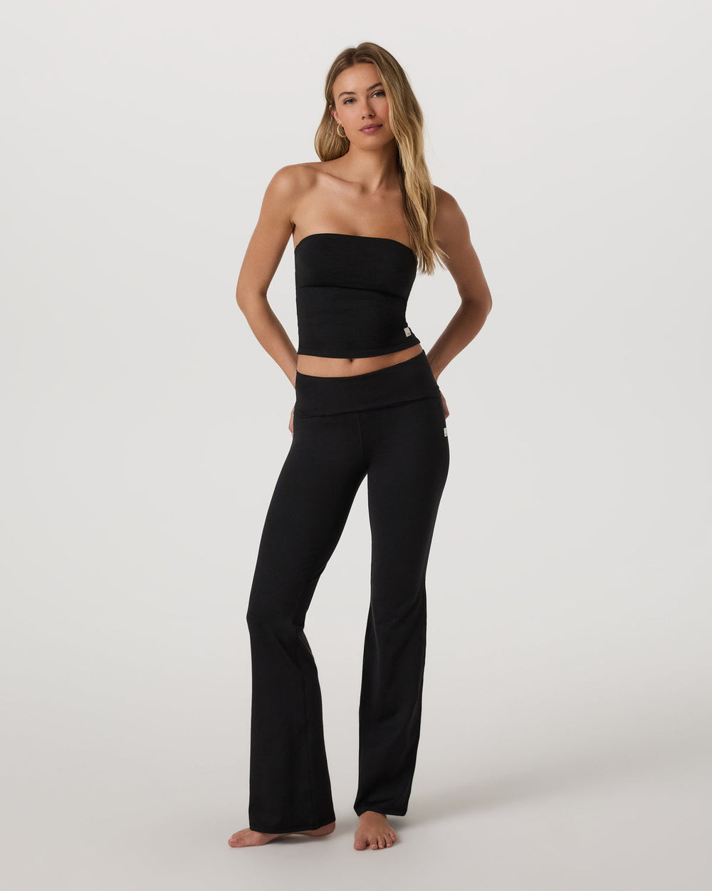 Halo Foldover Pant Black Heather | Vuori On sale