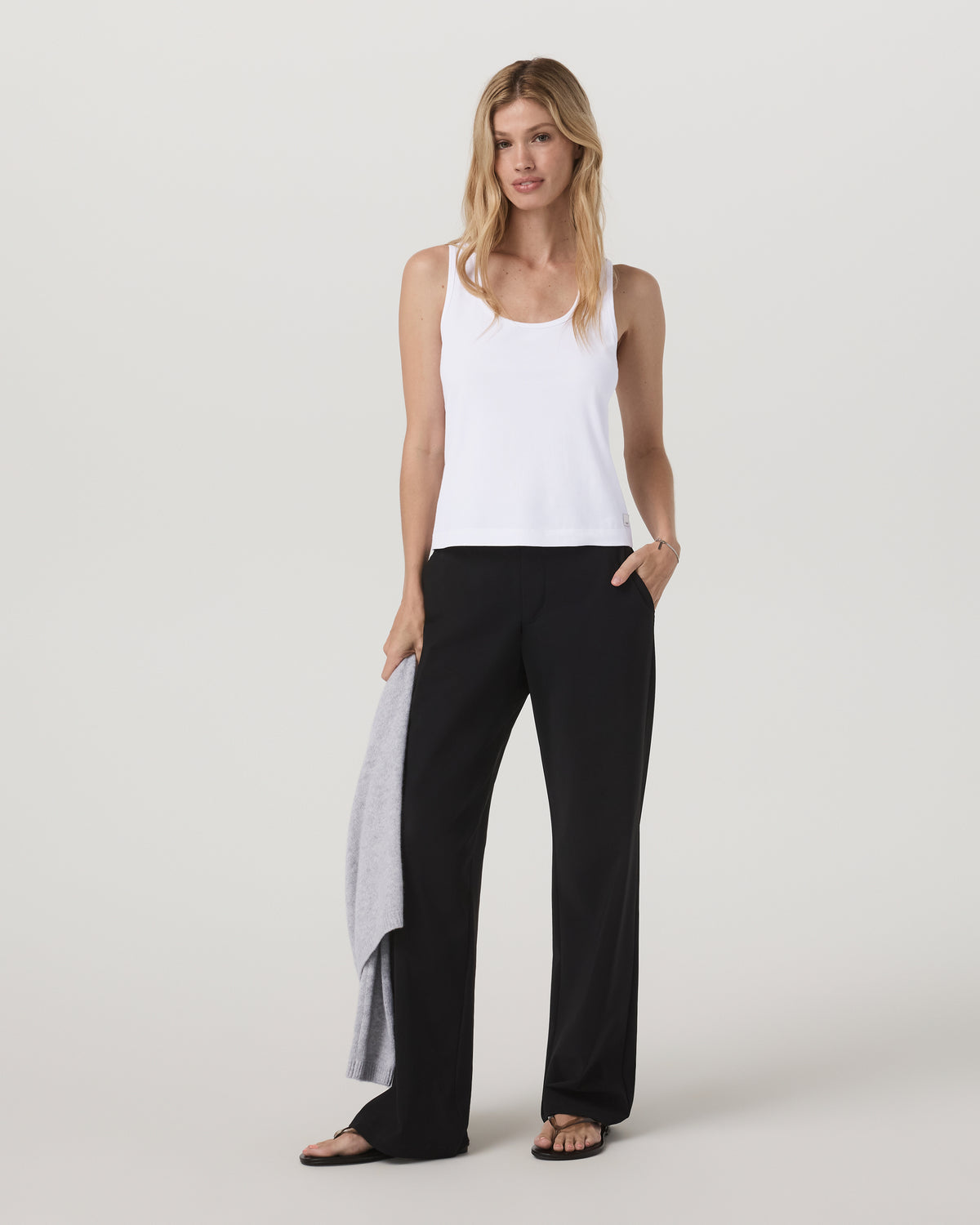 Miles Trouser Women's Black Straight Leg Pants | Vuori For sale