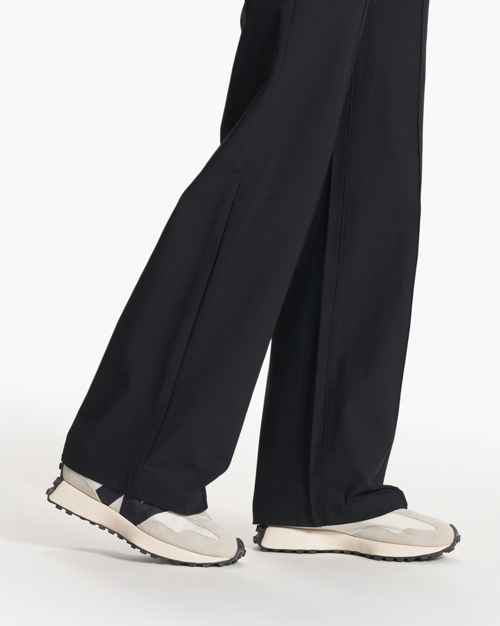 Women's Meta Wideleg Black Tailored Pants | Vuori US