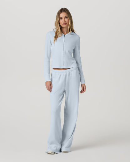 Waffle Wideleg Pant Women's Soft Sky Waffle Knit Pants | Vuori Online