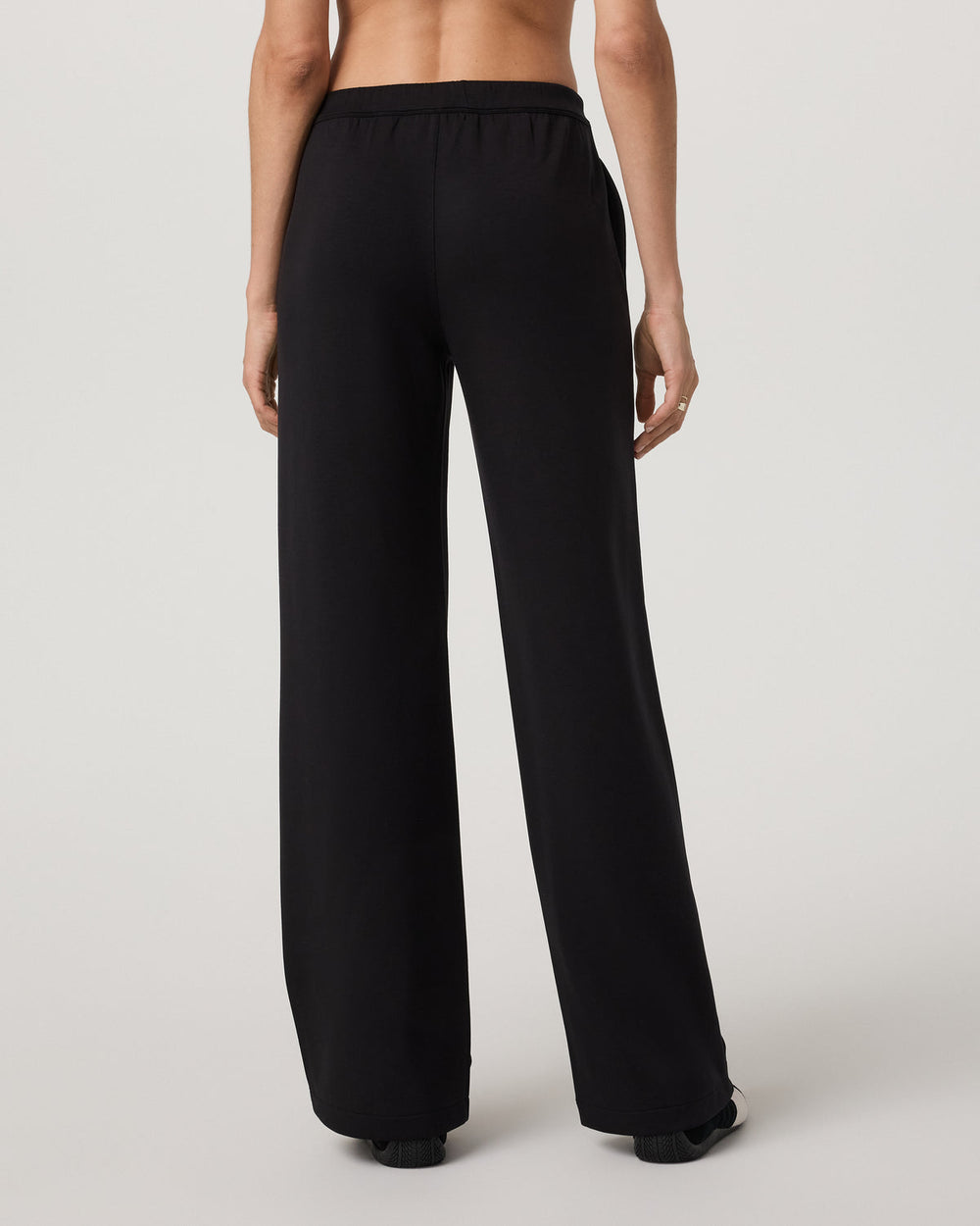 Compose Wideleg Pant Women's Black Mid-High Rise Pant | Vuori Discount