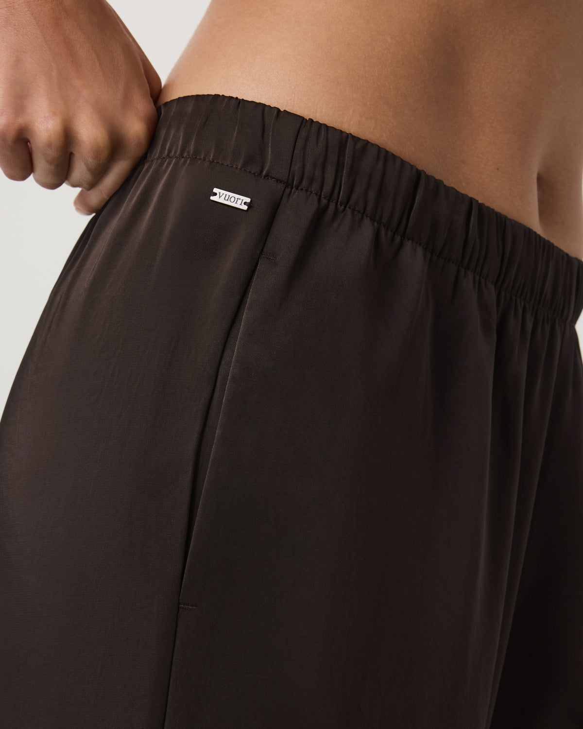 Nova Satin Wideleg Pant Women's Dark Java Pants | Vuori Sale