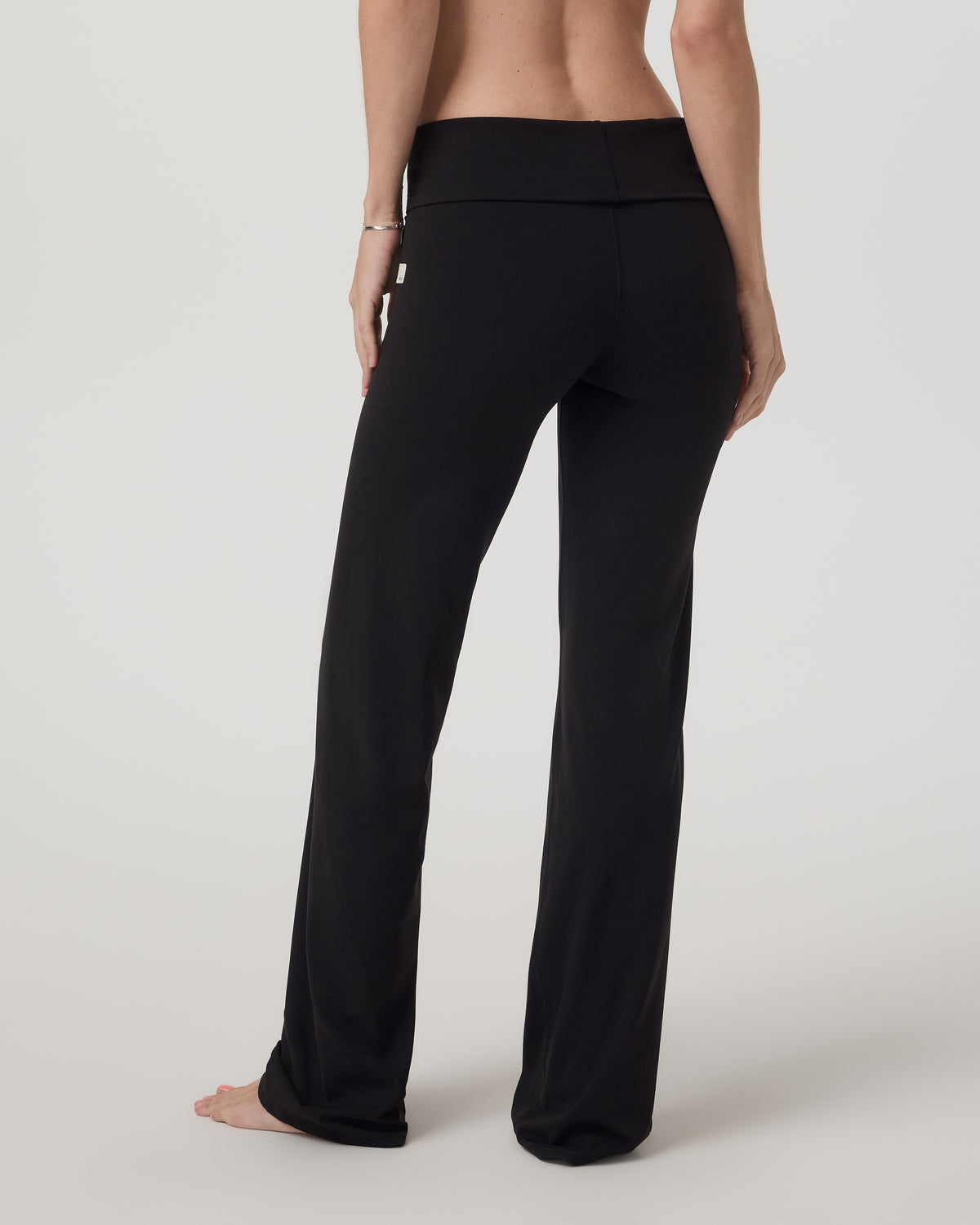 Vuori AllTheFeels™ Foldover Pant Women's Black Pants | Vuori On sale