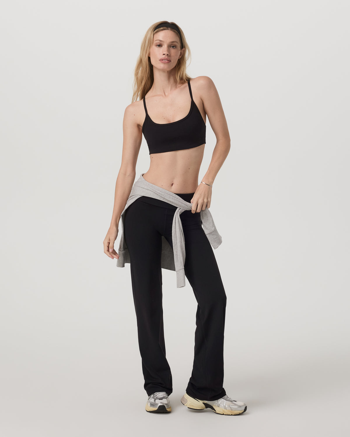 Vuori AllTheFeels™ Foldover Pant Women's Black Pants | Vuori On sale