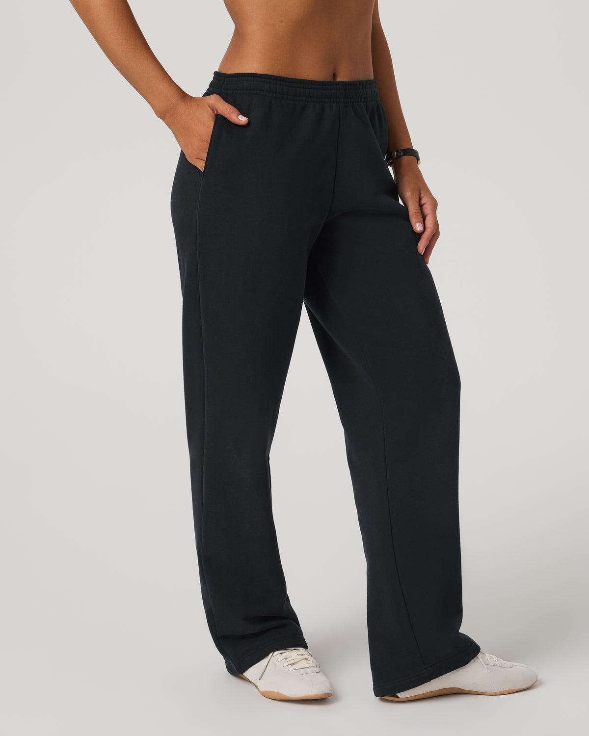 Restore Straight Leg Sweatpant - Long Washed Black Pant | Vuori On sale