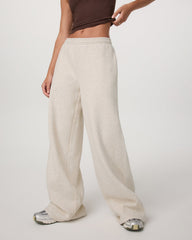 Women's Restore Ultra Wideleg Sweatpant Bone Heather | Vuori For sale