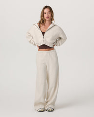 Women's Restore Ultra Wideleg Sweatpant Bone Heather | Vuori For sale