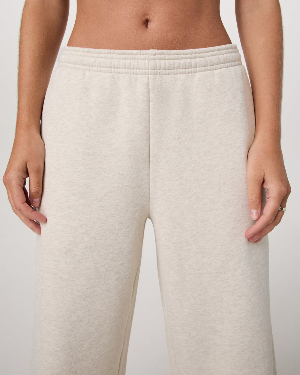 Women's Restore Ultra Wideleg Sweatpant Bone Heather | Vuori For sale