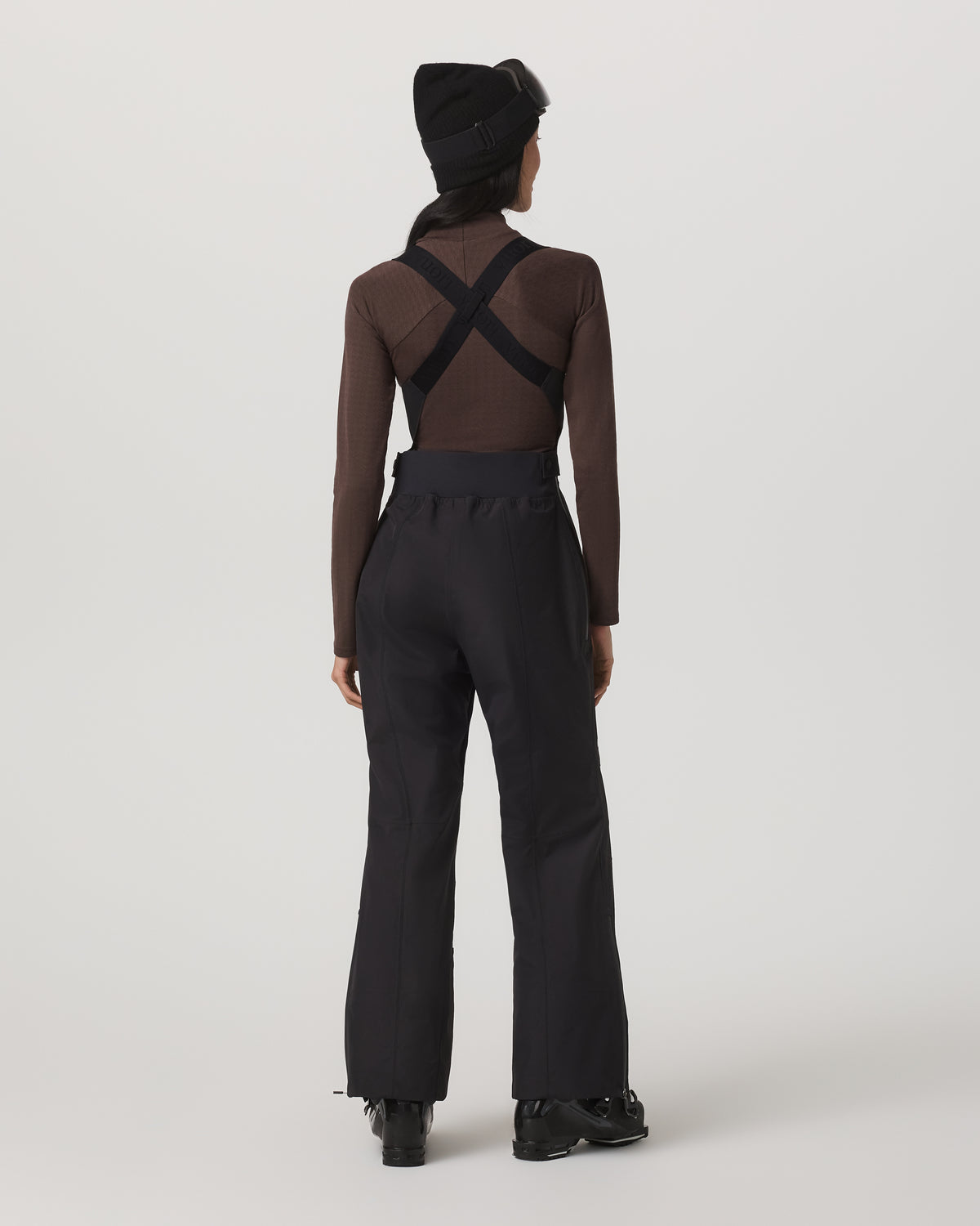 Women's Taika Snow Bib Black Ski/Board Bottoms | Vuori US