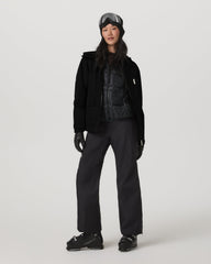 Women's Taika Snow Bib Black Ski/Board Bottoms | Vuori US