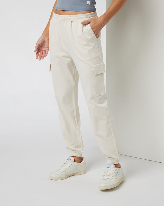 Boyfriend Cargo Sweatpant Milkweed Heather | Vuori Clothing