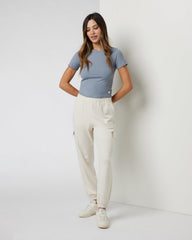 Boyfriend Cargo Sweatpant Milkweed Heather | Vuori Clothing