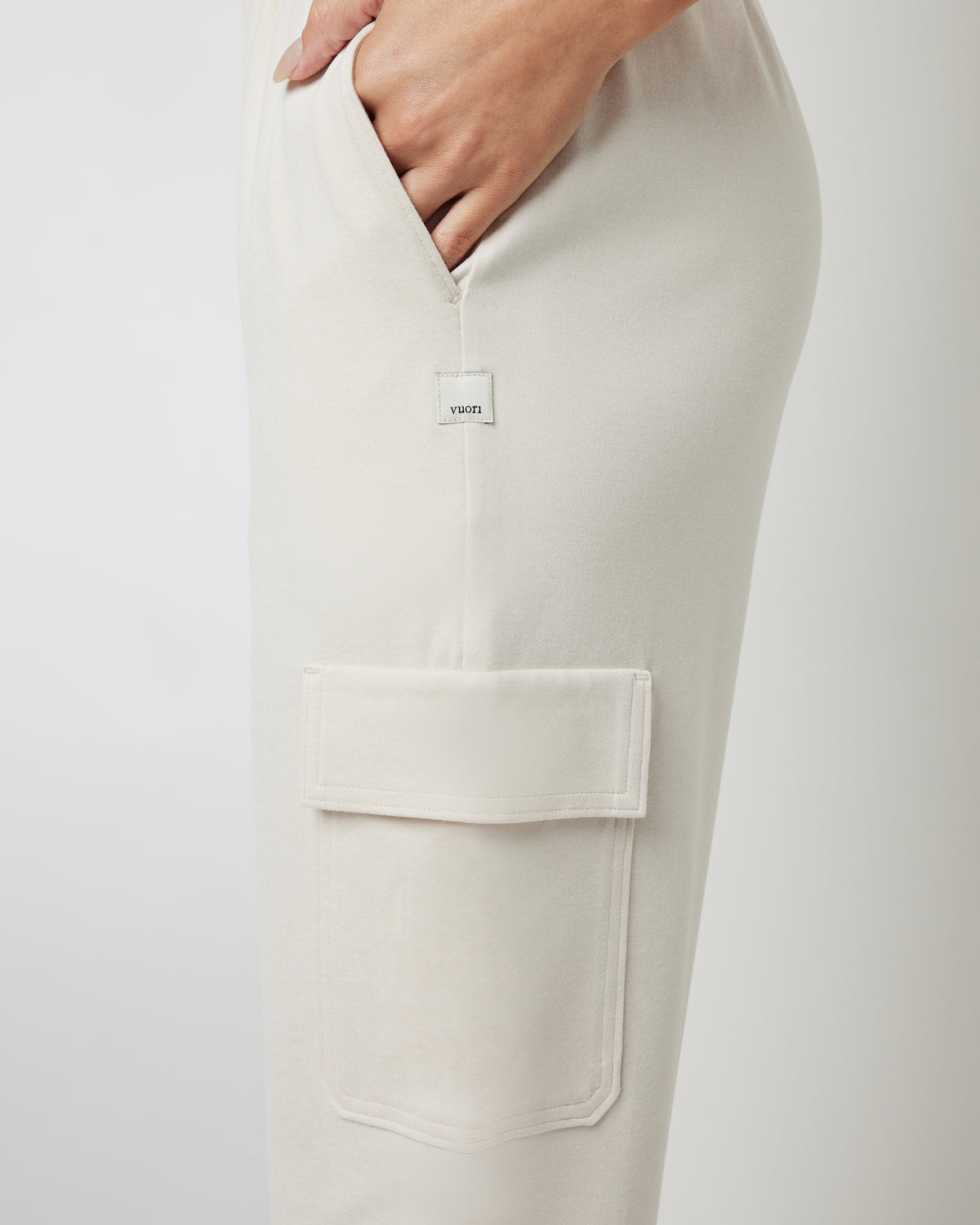 Boyfriend Cargo Sweatpant Milkweed Heather | Vuori Clothing