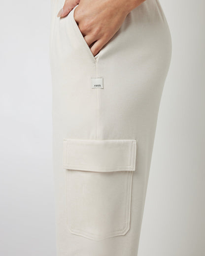 Boyfriend Cargo Sweatpant Milkweed Heather | Vuori Clothing