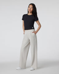 Elevation Trouser Ecru Heather High-Rise Pants | Vuori