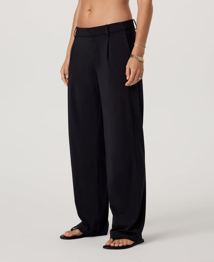 Villa Low Slung Trouser Women's Black Low-Rise Pants | Vuori Sale