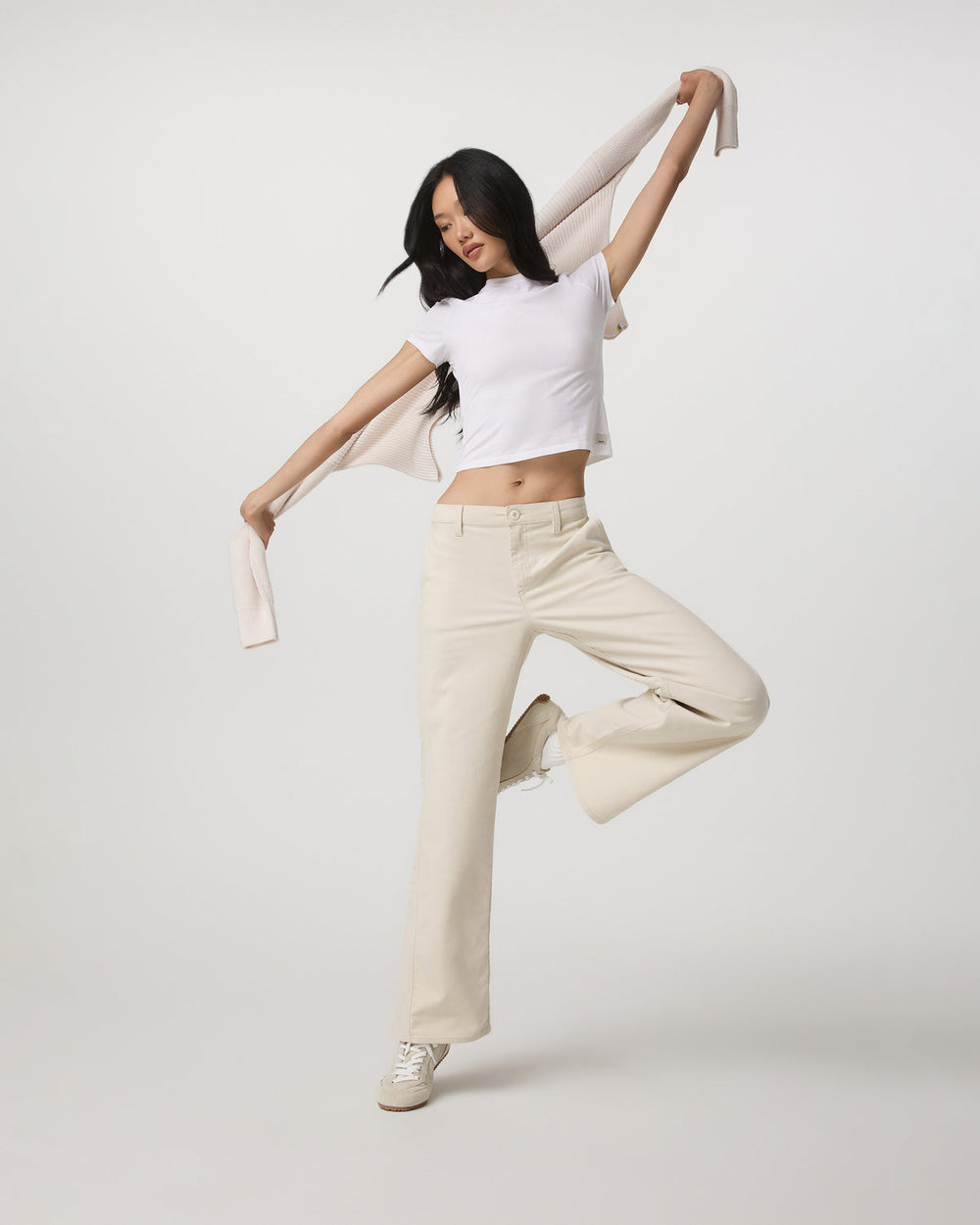 Telluride Twill Pant Women's Bone Mid-Low Rise Pants | Vuori Online