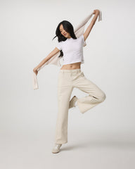 Telluride Twill Pant Women's Bone Mid-Low Rise Pants | Vuori Online