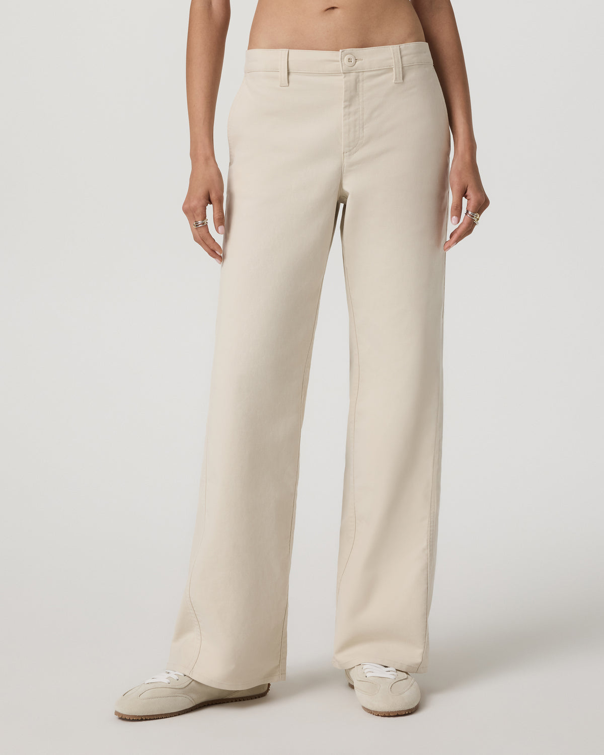Telluride Twill Pant Women's Bone Mid-Low Rise Pants | Vuori Online