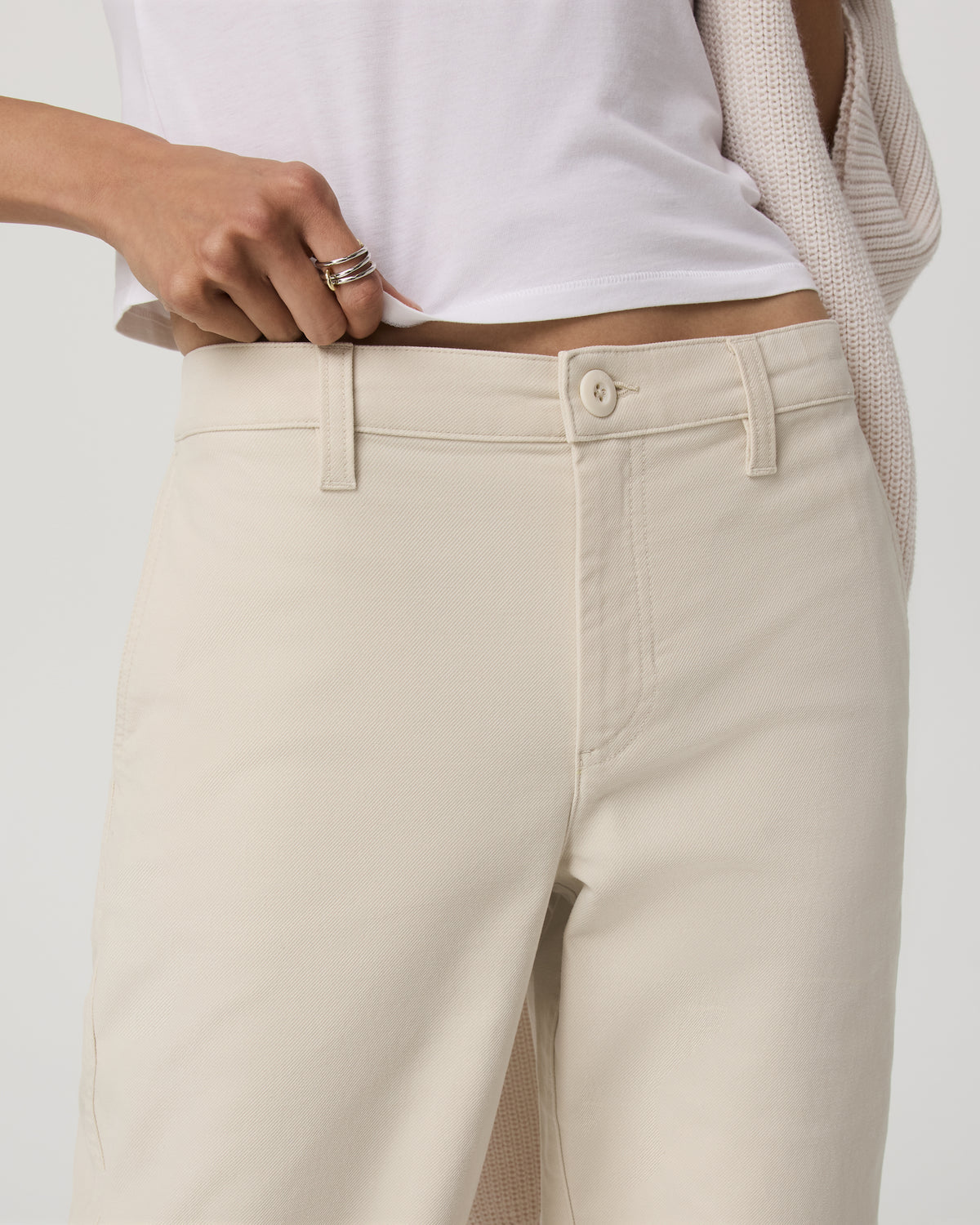 Telluride Twill Pant Women's Bone Mid-Low Rise Pants | Vuori Online