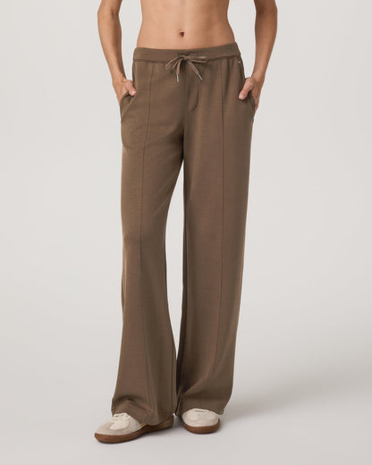 Compose Wideleg Pant Espresso Mid-High Rise Pants | Vuori Outlet