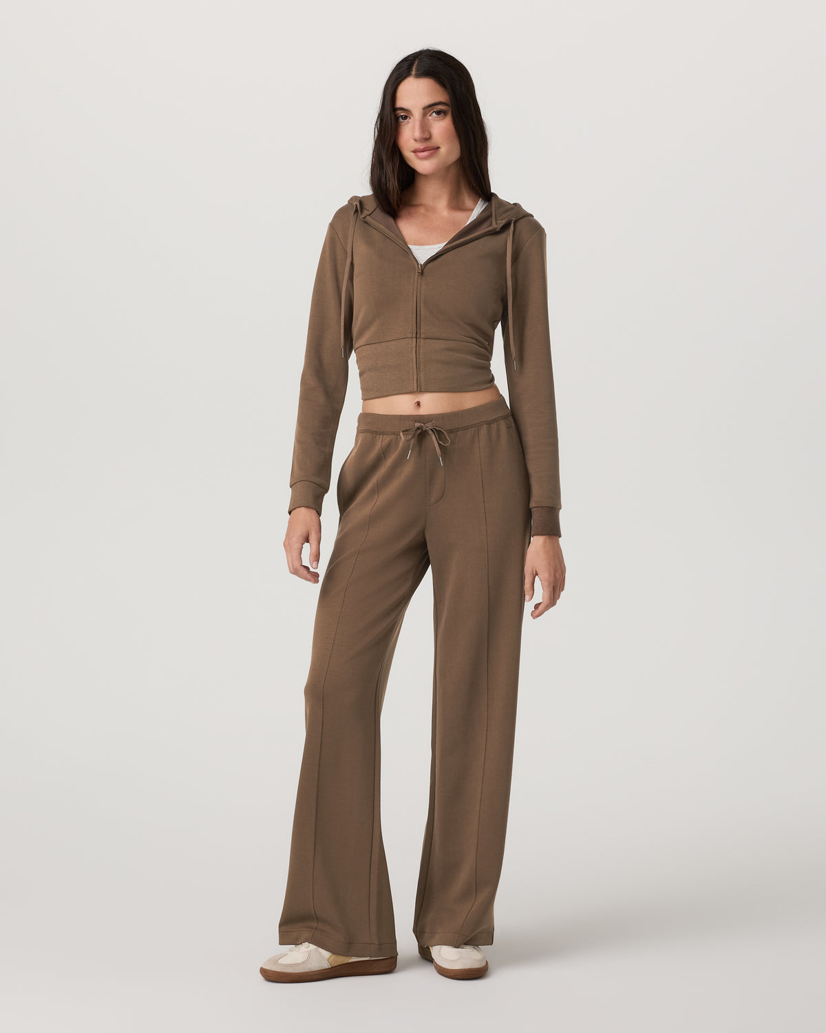 Compose Wideleg Pant Espresso Mid-High Rise Pants | Vuori Outlet