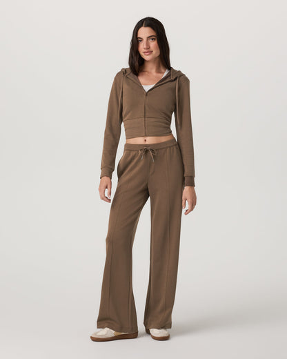 Compose Wideleg Pant Espresso Mid-High Rise Pants | Vuori Outlet