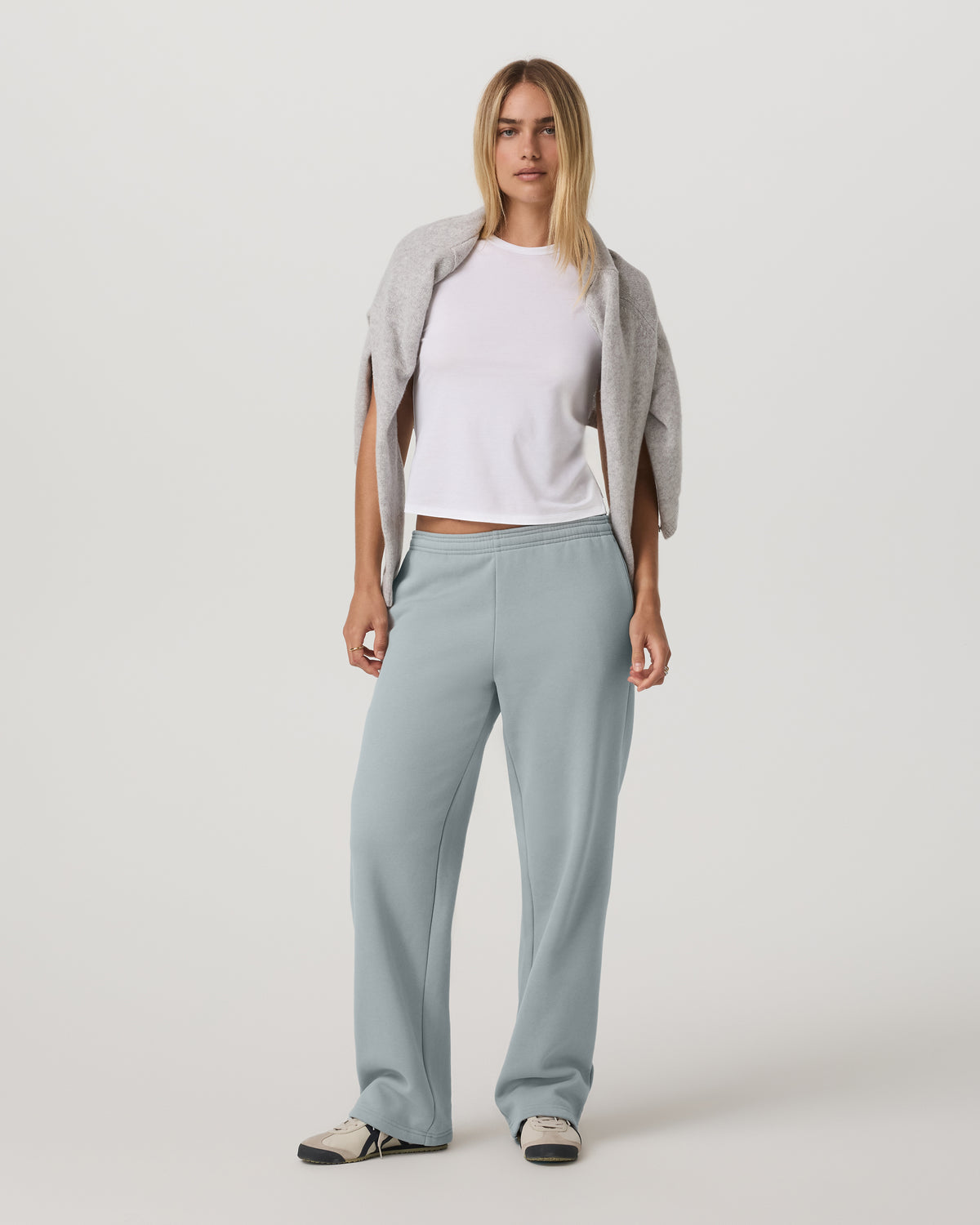 Restore Straight Leg Sweatpant Women's Blue Haze Pants | Vuori Discount