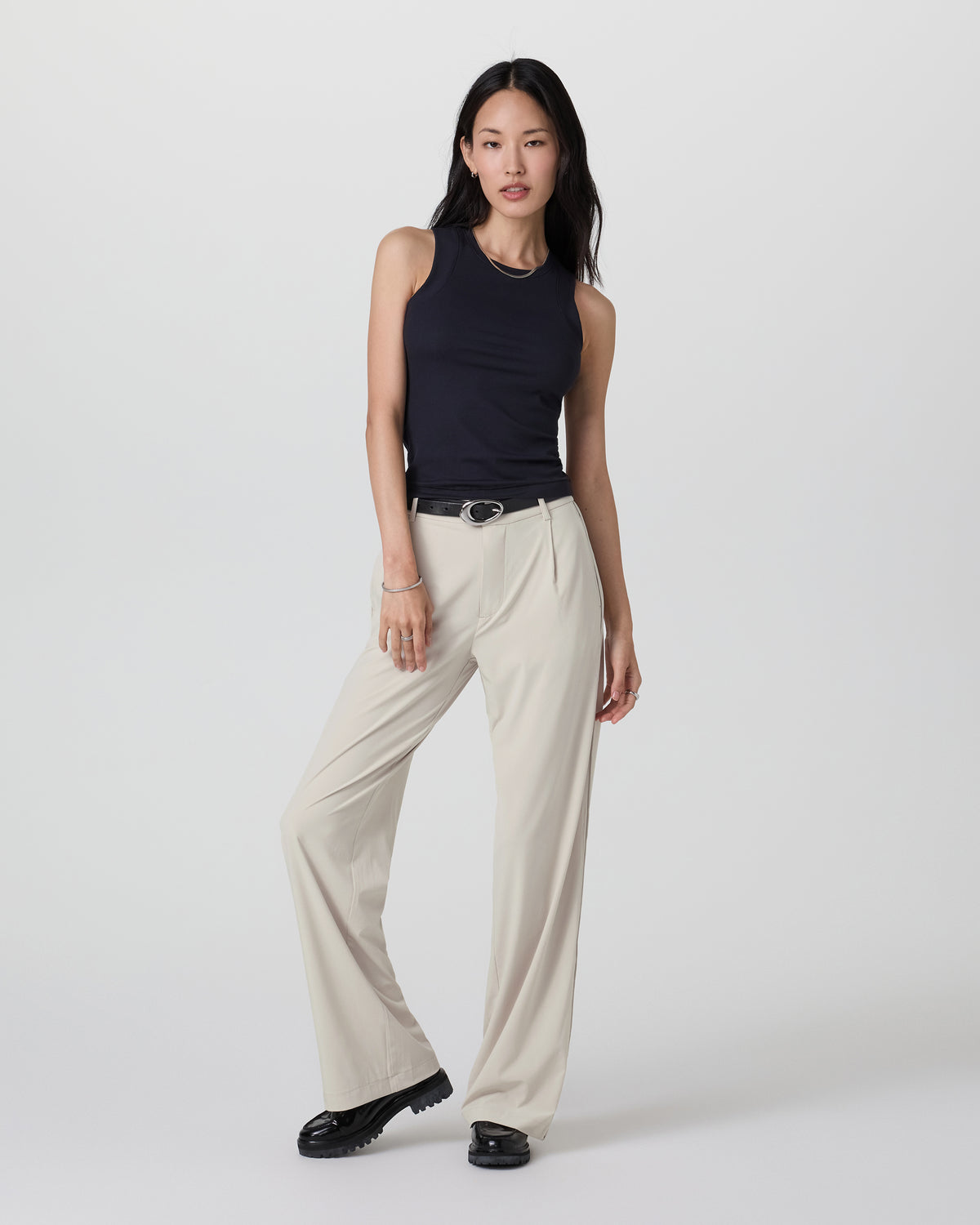 Villa Trouser-Long Mushroom Tailored Pants | Vuori Online