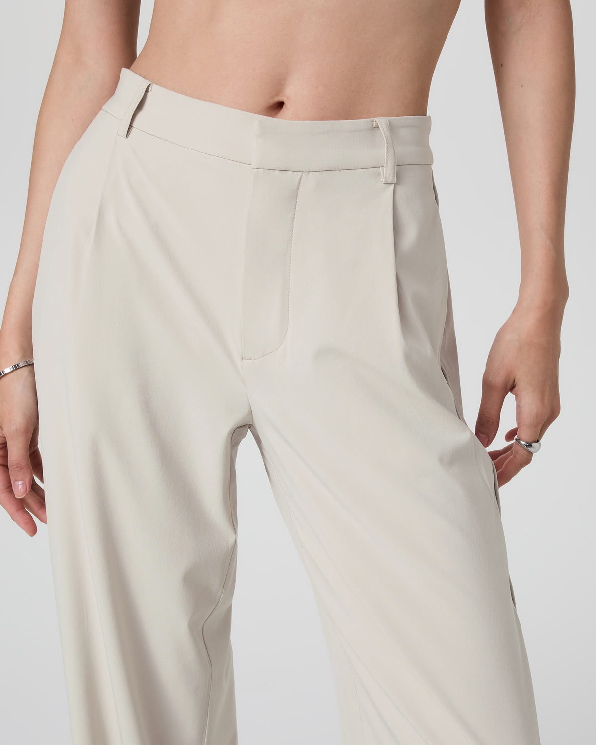 Villa Trouser-Long Mushroom Tailored Pants | Vuori Online
