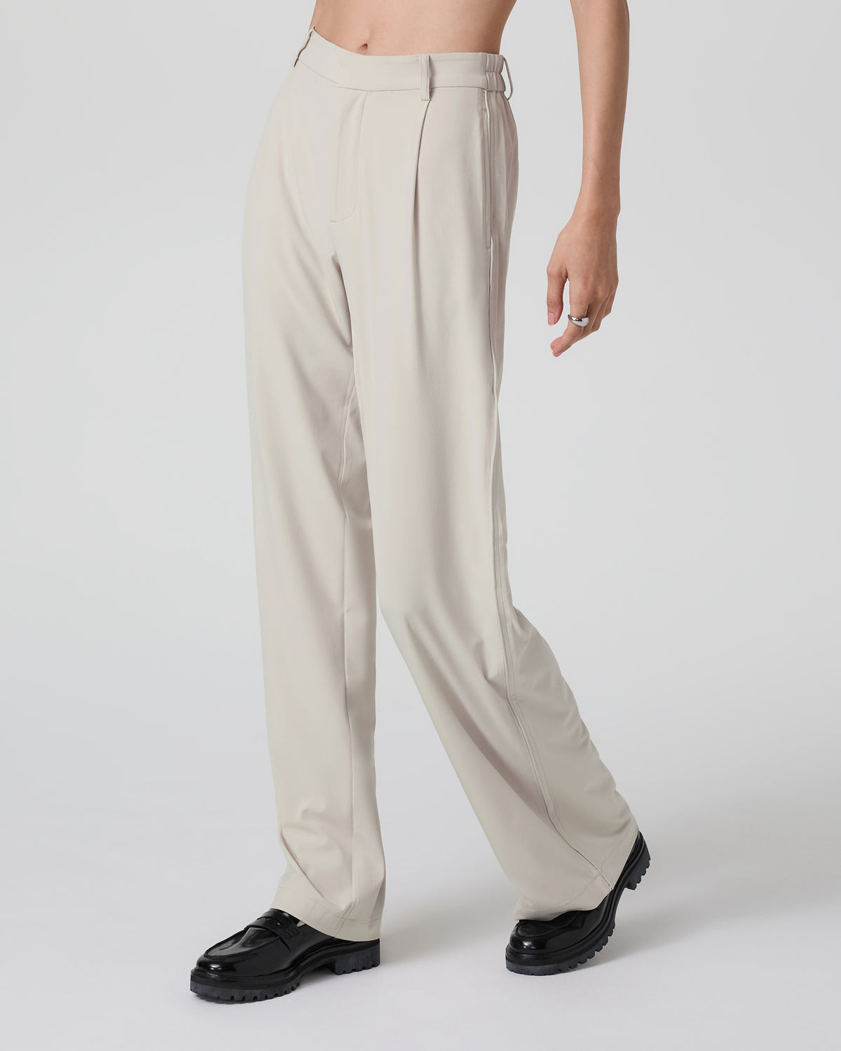 Villa Trouser-Long Mushroom Tailored Pants | Vuori Online