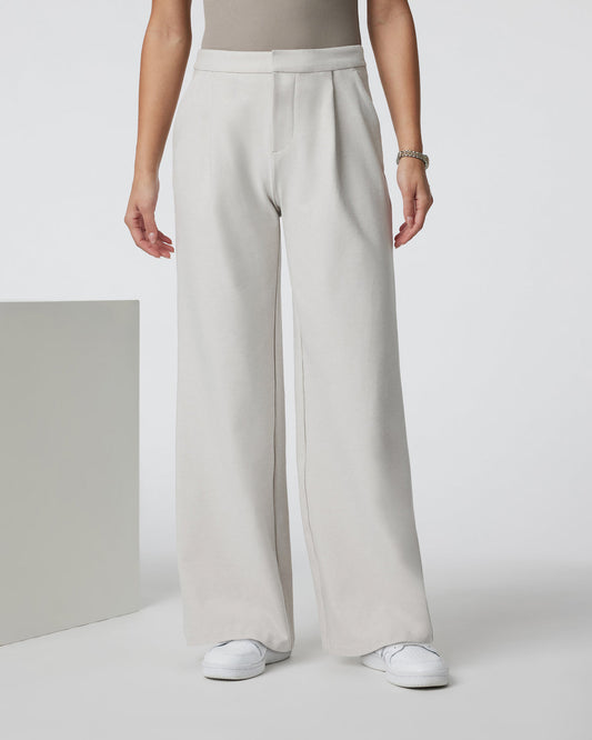 Elevation Trouser-Short Ecru Heather | Vuori Outlet