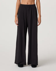 Villa Vibes Wideleg Women's Black Ultra-Wide Leg Pants | Vuori US