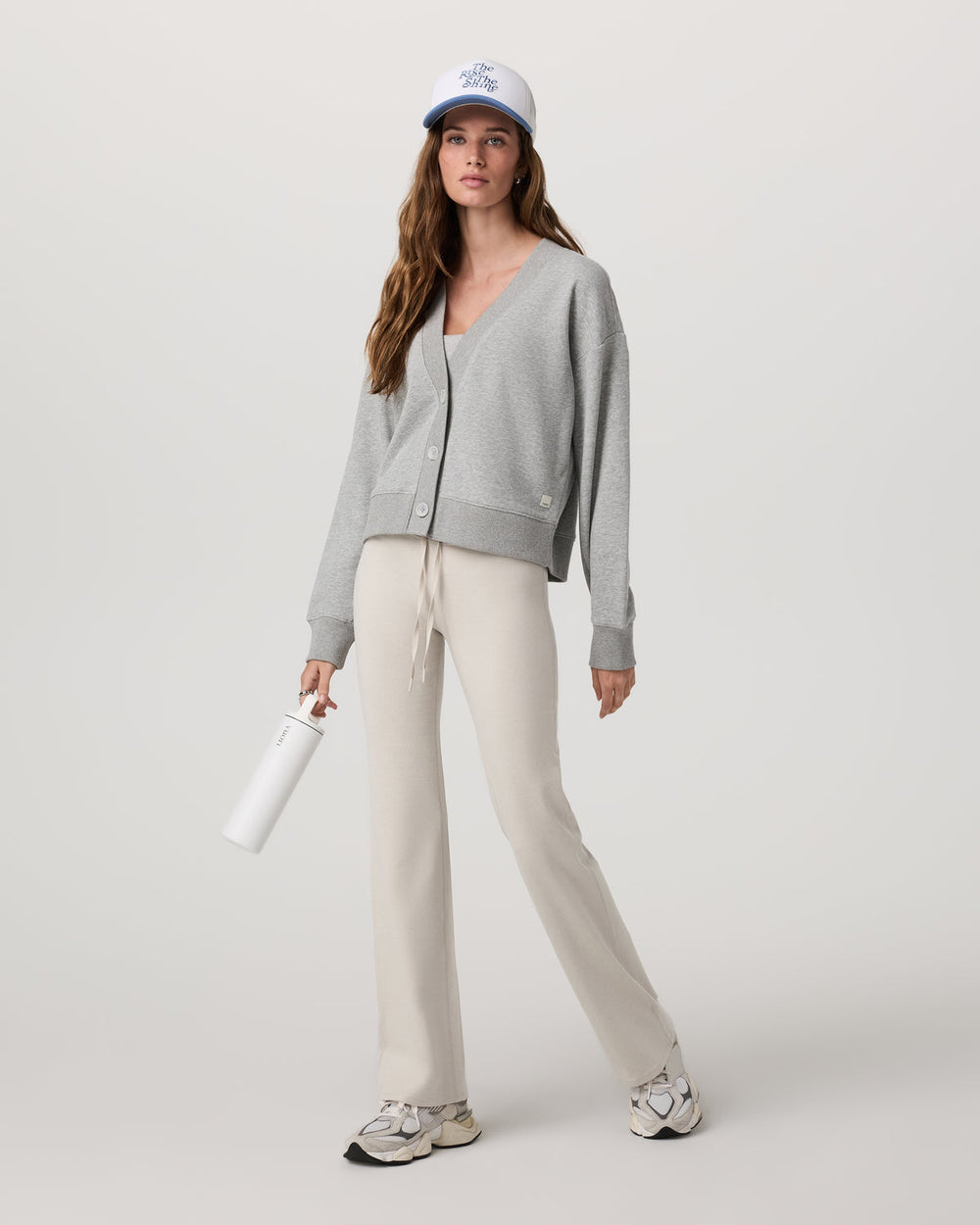 Halo Flare Pant Women's Ecru Heather Pants | Vuori Sale