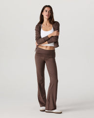 Halo Foldover Pant Chocolate Milk Heather | Vuori Clothing