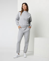 Granite Performance Jogger Light Heather Grey | Vuori