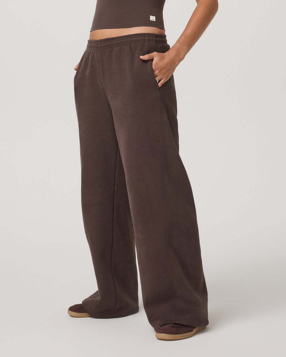 Restore Ultra Wideleg Sweatpant Women's Java Pants | Vuori Discount