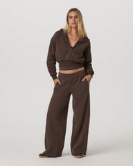 Restore Ultra Wideleg Sweatpant Women's Java Pants | Vuori Discount