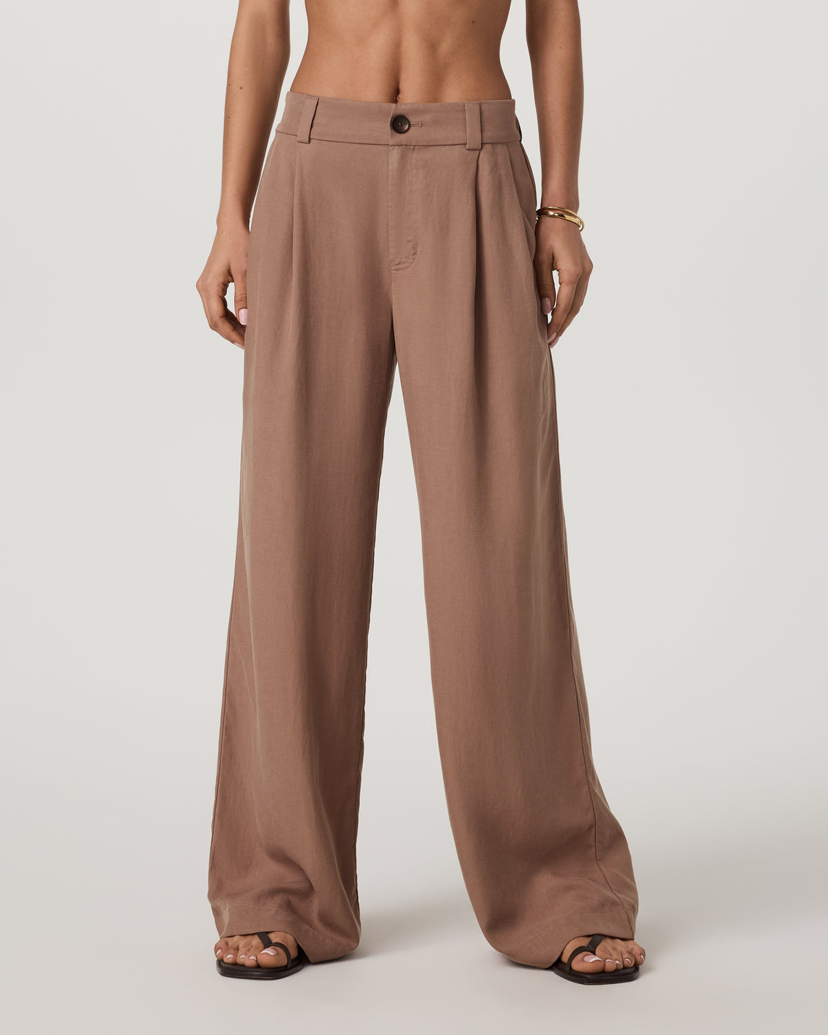 Trestles Twill Wideleg Women's Nutmeg Trouser Pants | Vuori Sale