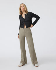 Womens Meta Wideleg Taupe Tailored Pants | Vuori On sale