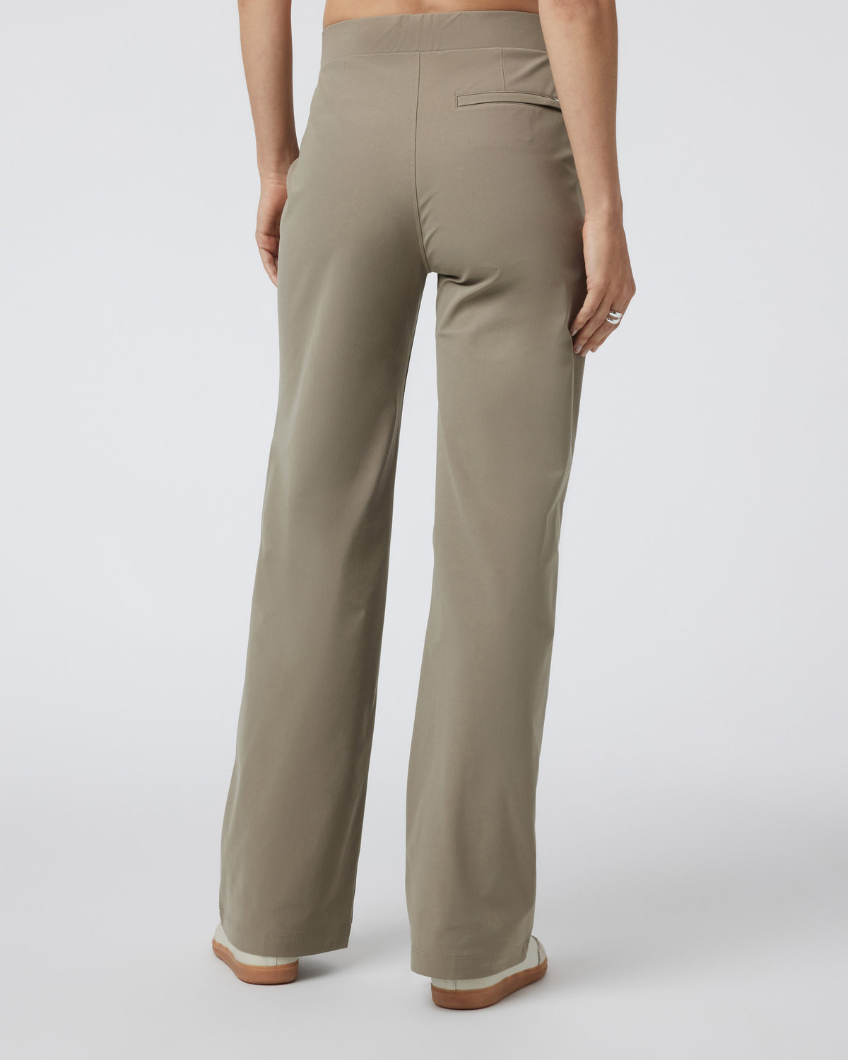 Womens Meta Wideleg Taupe Tailored Pants | Vuori On sale