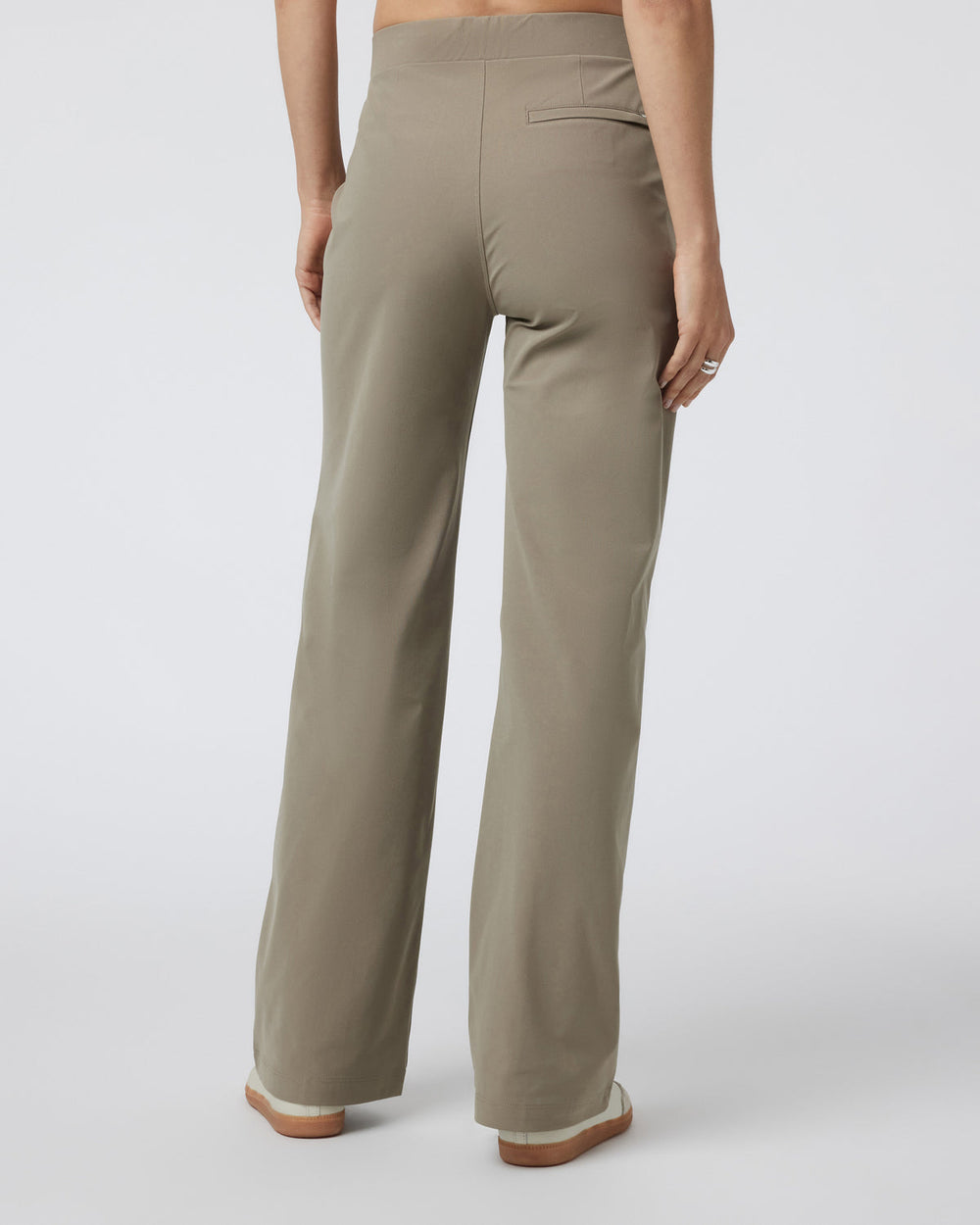 Womens Meta Wideleg Taupe Tailored Pants | Vuori On sale