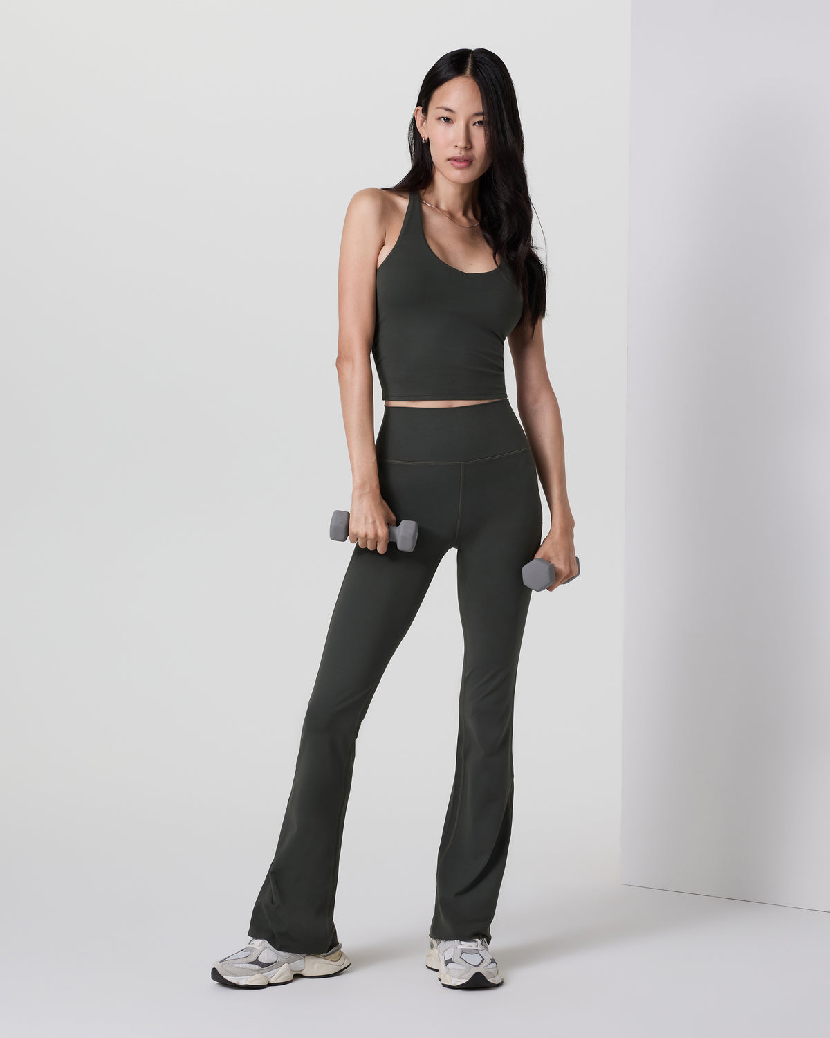 Halo Slim Flare Pant Women's Kale Pants | Vuori For sale